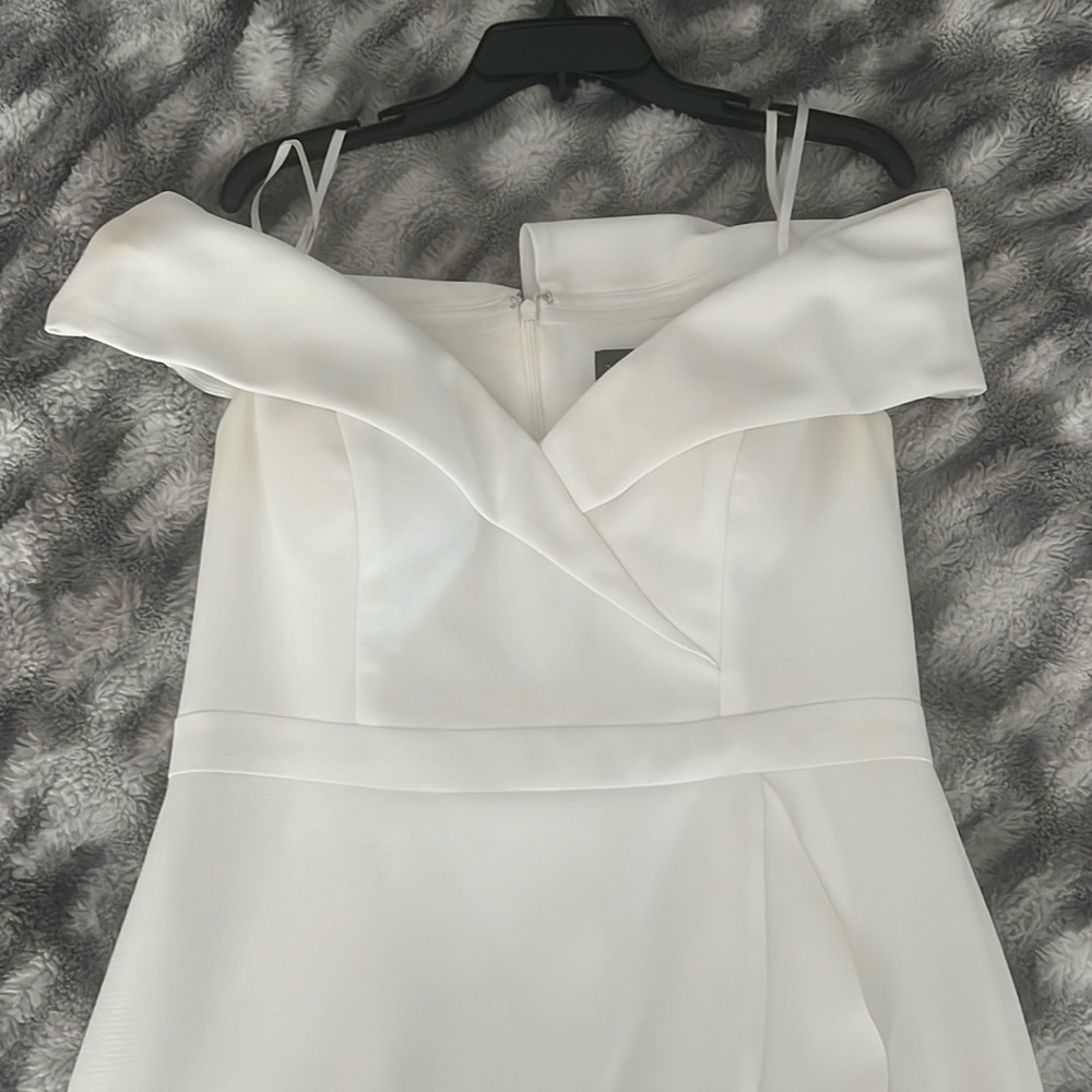 Xscape white dress
